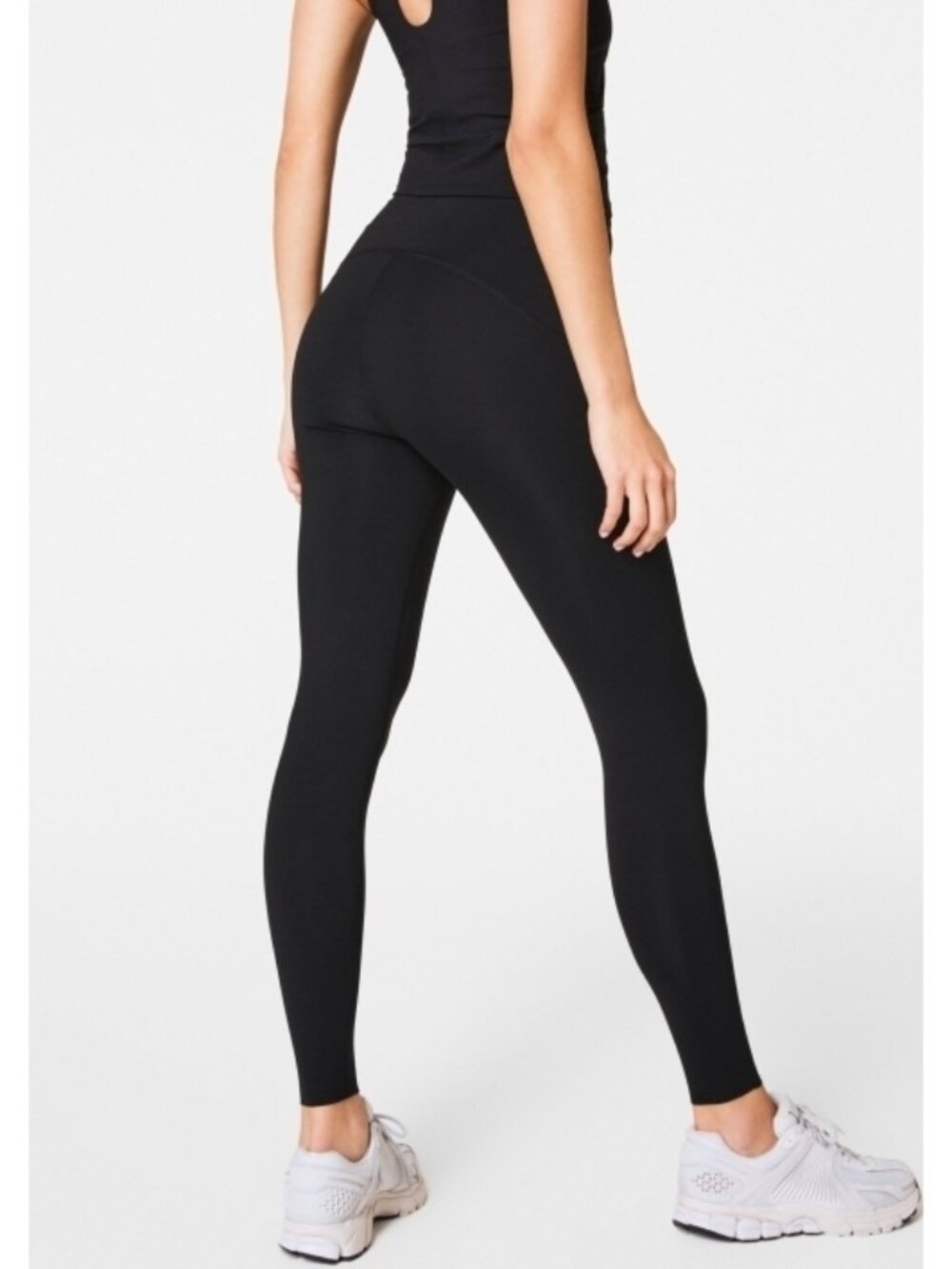 Spanx Booty Boost Full-Length Legging Very Black High-Rise Waist Shapewear Pants